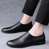 Casual Schuhe Echtes Leder Männer 2024 Mode Herren Loafer Mokassins Atmungsaktive Slip Auf Faul Fahren Schwarz