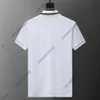 24SS Men Designer Tee Polo koszulki męskie haft kieszonkowy Druku