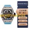 RM腕時計Richardmills Luxury Watches RM030 Mens Titanium Alloy Watch Date Hollow Power Reserve Automatic Machinery Watches Diameters 50x42 FNJ7