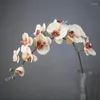 Dekorativa blommor 110 cm 11 huvuden Silk Orchid Phalaenopsis Diy Wedding Floral Bouquet Artificial Plants Fake Butterfly Home Decor