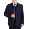 Printemps Automne Casual Hommes Pardessus Épais Coupe-Vent Manteau Lg Noir Trench Mâle Survêtement Garçons 5XL Y835 u96d #