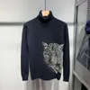 Men's Sweaters Autumn And Winter Turtleneck Sweater Luxury Couple Knit Pullover Custom Craft Cashmere Long-Sleeved Tops