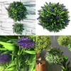 Topiaria artificiale con fiori decorativi: palline di bosso da 30 cm, sfere di erba verde per balcone, cortile, giardino, ristorante, matrimonio, vacanza