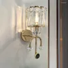 Wandlamp Luxe Led Kristal Voor Woonkamer Nachtkastje Slaapkamer Creatief Modern Huis Decoratieve Blaker Binnenverlichting