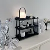 Mugs Acrylic Desktop Cup Rack Stable Holder Tilt-Proof Countertop Display Bar Counter Kitchen