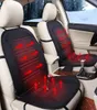 Noir 12 V voiture électrique chauffé Massage siège coussin douleur cou taille Relaxation Vibration masseur Pad voiture corps complet Massage siège 6885317