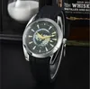 Three arrow pins lumous watch stainless steel mesh fashion mens watches Sport Quartz Chronograph Casual Business men's gifts wristwatch