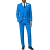 Tailor Make Men Suits Slim Fit 3 조각 공식적인 우아한 Busin 신랑 결혼식 Dres Blazer+Vest+Pants Terno Masculino N5ok#