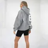 2024SS Women Hoodies Sweatshirts Casual Letters Print Sweatshirt Women mode Lång ärm Loose Y2K Streetwear Autumn Winter Lady Pullovers