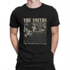 bandas de rock britânicas nos anos 80 homens camisetas The Smiths camisa casual manga curta tripulação pescoço camiseta puro Cott roupas de verão g2lZ #