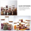 Storage Bottles 2 Pcs Sealed Jar Coffee Airtight Container Snack Containers Coarse Cereals Canister Cutlery Set
