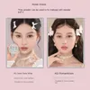 Flower Konws Swan Ballet Embossed Blush Waterproof Long Lasting Easy Color Natural Peach Makeup Women Face Palette 240322