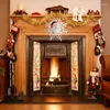 Party Decoration Christmas Tree Ornaments Glowing Metal Signs For Wall Window Fireplace Door Perfect Festive Decorations