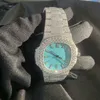 Pass Diamond Tester Iced Out Custom Men Luxury Wrist Bling Moissanite Watches 프리미엄 VV Bezel 기계식 커스텀 워치