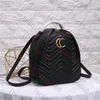 Luxe rugzak designer mini rugzak tas portemonnee Dames schoudertas boekentas Zacht lederen crossbody tas dames portemonnee casual vrouwelijke kleine schooltas rugzak stijl