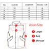 black Collar Sleevel PU Vest Jacket Men's Single-breasted Up and Down with Pockets Faux Leather Vests Coat S M L XL XXL XXXL R3Hj#