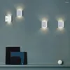 Lampa ścienna 7W sypialnia nowoczesne domowe oświetlenie czujnik schodów LED Cube Courtyard Garden