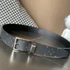 High quality classic designer Belt for women stainless steel V buckle AAA Real leather mens belt Retro Luxury gold plating womens belt 34MM Reversible belt V170