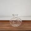 家庭装飾用のザクロのザクロの家の花瓶の花瓶ガラスデスクトップ卓上テラリウムテーブル装飾