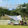 Tenten en schuilplaatsen 3F ul gear Ultralight Outdoor Camping 4 personen 3 seizoenen binnenkant van grote tent Waterdicht Backpacken Wandelen24327