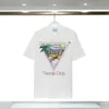 Polo Casa Blanca Mens T-shirt Nieuw modemerk Casa Tennis Club Letter Gedrukte heren dames T-shirts Gedrukte Heren Dames