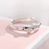 Anelli a grappolo Bellissimo anello di maiale smaltato rosa Moda Amanti degli animali fortunati Amore Apertura Donna Uomo Gioielli Regalo di compleanno di San Valentino