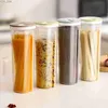 Storage Bottles Jars Food Storage Box Airtight Sealed Containers Fruit and Vegetable Storage Box for Cereal Spaghetti Noodle Wheat Pasta organizer 240327