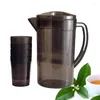 Hip Flasks Large Capacity Fruit Juice Milk Jug Cup Water Pitcher With Cups Cold Beverage Dispenser Refrigerator Accessories