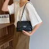 Designer bag 2024 Handbags Large capacity for womens fashionable and versatile small square simple grid chain single shoulder crossbody