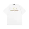 24SS Fashion Luxury Amari Mens T-Shirt Designer Amari Par T-shirt Summer Pure Cotton Double Yarn Textil Letter Print T-shirt Street Trend Hip Hop T-Shirt 5501