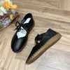 Buty swobodne kobiety singiel 2024 Spring Sofe Sole Non-Slip Oxfords Flat Comfort Lace Up Light Woman Walking