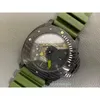 Lyxklockor för mekaniska klockor Panerrais Swiss Automatic Movement Sapphire Mirror 47mm Importerat gummi Watchband varumärke Italien Sport armbandsur ru