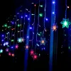 Kerstverlichting Polaris Elk Bell Lamp Led String Licht Decor voor Thuis Kamer Gordijnen Led Decoratie Verlichting Fairy Garland Navidad