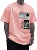T-shirt de marque pour hommes Cott Casual New York Letter Printing Tee Top T-shirt d'été à manches courtes T-shirts surdimensionnés Vêtements 2024 v9gG #