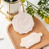 ベーキング型diy eid eid mubarak biscuitクッキーカッター3Dハンドメイドフォンダントツール