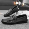 High Quality 879 Casual Leather Shoes Loafers Men Moccasins Slip On Men's Flats Fashion Boat Male Driving Hombre 'S Fashi 's