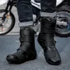 Sapatos de ciclismo de alta qualidade moda estilo rua profissional botas de motocicleta couro usar plataforma sh