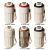 Coffee Pots LED Temperature Display Cup Stainless Steel Thermal Water Bottle Leak-Proof Cold For Outdoor Travel
