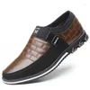 Casual Schoenen Plus Size 38-46 2024 Echt Leer Mannen Merk Heren Loafers Mocassins Ademend Slip Op Zwart Rijden