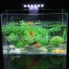 Lysningar Super Slim LED Aquarium Light Lighting Plants Grow Light 5W/10W/15W Aquatic Plant Lighting Waterproof Clipon Lamp för fiskbehållare