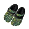 Slippers Custom Sublimation Print Fashion Men Women Home Fuzzy Clog Slides Sandals P65