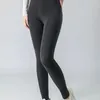 Damen-Leggings, unsichtbar, offener Schritt, Outdoor-Sex, vierseitig, elastisch, für Männer und Frauen, hohe Taille, Yoga, Sport, sexy 9-Zweig-Hosen