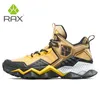 Rax Men Waterproof Hiking Shoes Breathable Hiking Boots Outdoor Trekking Boots Sports Sneakers Tactical Shoes 240313