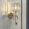 Wandlamp Luxe Led Kristal Voor Woonkamer Nachtkastje Slaapkamer Creatief Modern Huis Decoratieve Blaker Binnenverlichting
