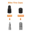 Cuillères vélo Presta Valve Schrader adaptateur Kit pompe à bille aiguilles laiton pneu