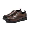 Casual Shoes Black Men Pass Party Men's Dress 2024 Italiensk läder Zapatos Hombre Formal Office Sapato Social Masculino