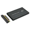 인클로저 Chipal Aluminum 외부 USB 2.0 2.5 IDE 인클로저 컨테이너 하드 디스크 드라이버 HDD Box Apapter for 500GB 1TB SSD DVD Optibay