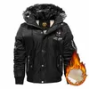 Зимняя новая мужская теплая куртка с капюшоном с меховым воротником, куртка, мужская куртка на шерстяной подкладке, пальто Fi, повседневные верхние куртки для мужчин y5xa #