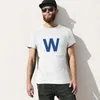 Polos masculinos The W T-Shirt de manga curta Tee Plain Cute Tops Blanks Camisetas masculinas