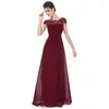 Feestjurken Chiffon zomerjurk Dames Vintage elegante slanke kant Lange bruiloft bruidsmeisjes Maxi vestidos